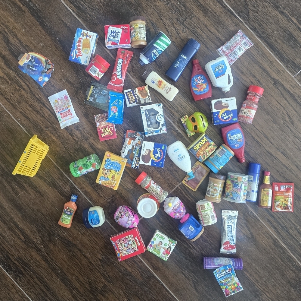 Miniature Mini Brands Items (Around 50 Pieces)
